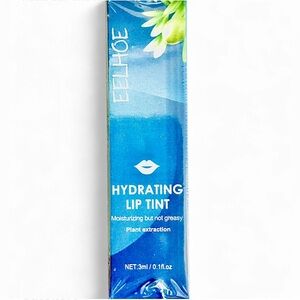 EELHOE Hydrating Lip Tint Balm Hyaluronic Acid Moisturizing Plant-Based Oils NWT